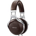 Denon AH-D5200 | Écouteur filaire circum-auriculaire - Coques en Zebrawood - Structure en Aluminium - Haut de gamme - Léger - Brun-SONXPLUS Victoriaville