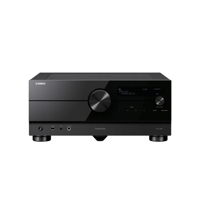 Yamaha RXA8A | AV home theater receiver 11.2 - Aventage Series - HDMI 8K - MusicCast - HDR10+ - 150W X 11 with Zone 3 - Black-SONXPLUS Victoriaville