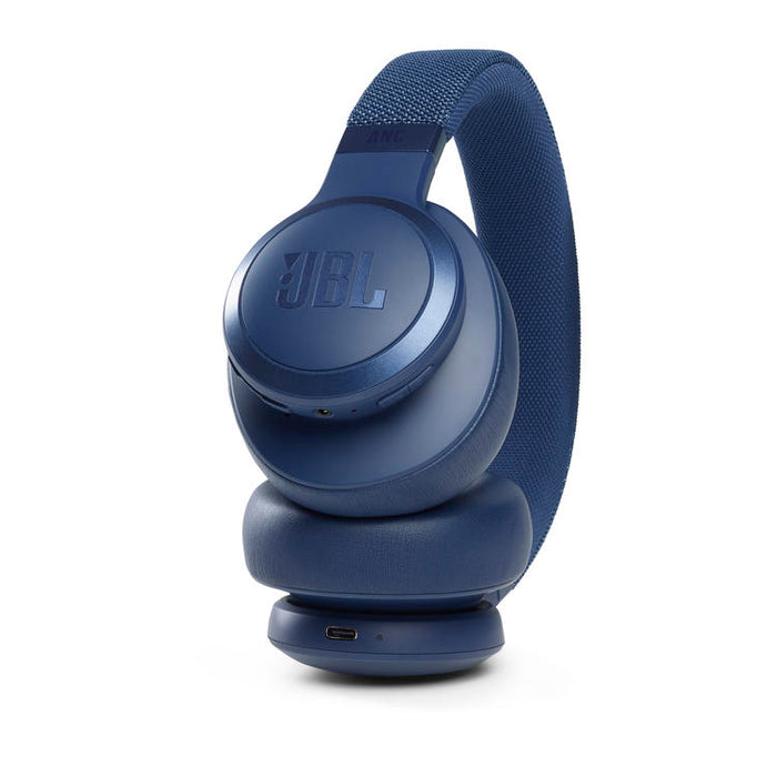 JBL Live 660NC | Circumaural Wireless Headphones - Bluetooth - Active Noise Cancellation - Multipoint Connection - Blue-SONXPLUS Victoriaville