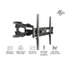 Syncmount SM-3265FM | Articulating wall mount for TV 32" to 65" - Up to 66 lbs-SONXPLUS Victoriaville