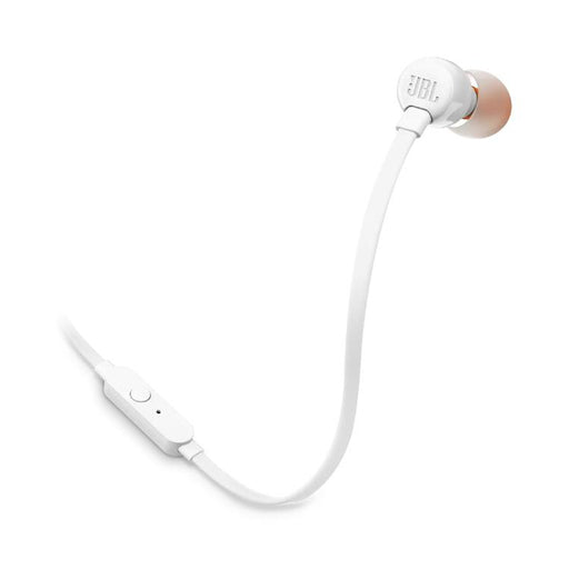 JBL Tune 110 | Wired in-ear headphones - With 1-button remote control - Microphone - White-SONXPLUS Victoriaville