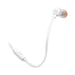 JBL Tune 110 | Wired in-ear headphones - With 1-button remote control - Microphone - White-SONXPLUS Victoriaville