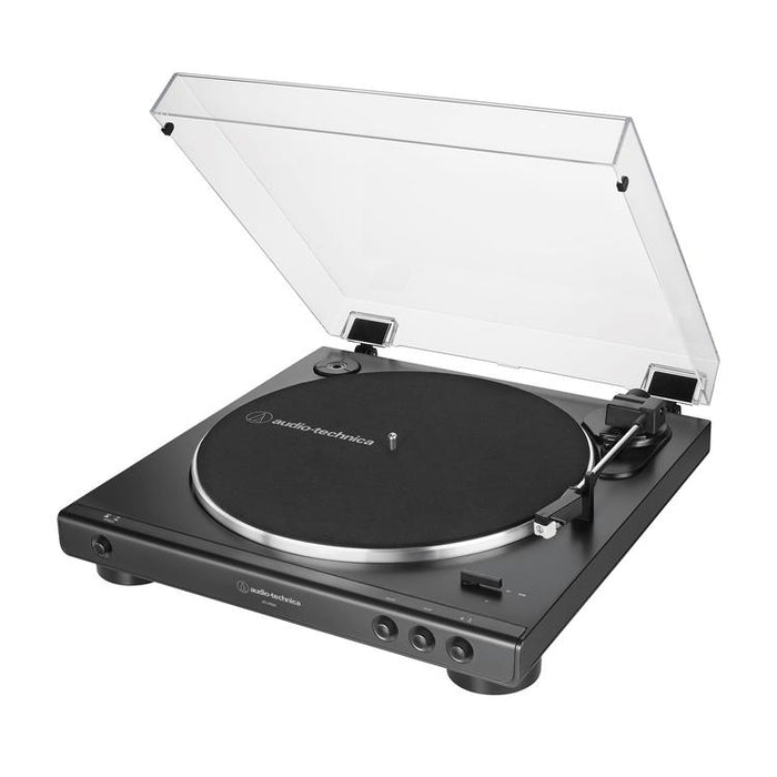 Audio-Technica AT-LP60XBK | Stereo Turntable - Belt Drive - Fully Automatic - Black-SONXPLUS Victoriaville