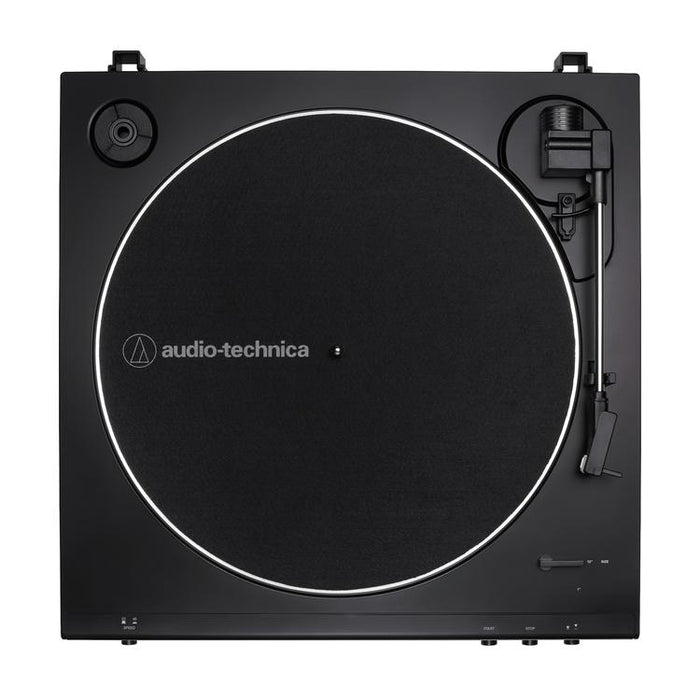 Audio-Technica AT-LP60XBK | Stereo Turntable - Belt Drive - Fully Automatic - Black-SONXPLUS Victoriaville