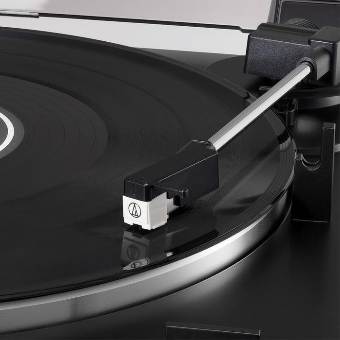 Audio-Technica AT-LP60XBK | Stereo Turntable - Belt Drive - Fully Automatic - Black-SONXPLUS Victoriaville