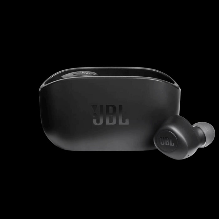 JBL Vibe 100TWS | Écouteurs 100% sans fil intra-auriculaires - Bluetooth - Isolation sonore - Microphone - Noir-SONXPLUS Victoriaville