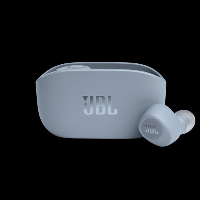 JBL Vibe 100TWS | 100% Wireless In-Ear Headphones - Bluetooth - Sound Isolation - Microphone - Blue-SONXPLUS Victoriaville