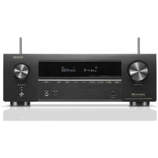 Denon AVRX1700H | Récepteur AV 7.2 canaux - Cinéma maison - Audio 3D - 8K - HEOS - 80 W / Canal - Noir-SONXPLUS Victoriaville