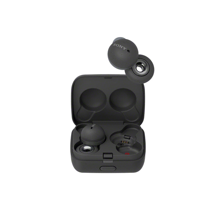 Sony WF-L900 | In-ear headphones - LinkBuds - 100% Wireless - Bluetooth - Microphone - Adaptive control - Up to 17.5 hours battery life - Grey-SONXPLUS Victoriaville