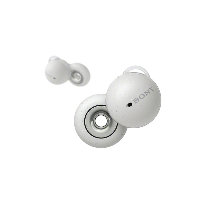 Sony WF-L900 | In-ear headphones - LinkBuds - 100% Wireless - Bluetooth - Microphone - Adaptive control - Up to 17.5 hours battery life - White-SONXPLUS Victoriaville