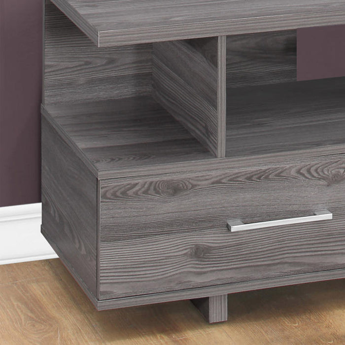 Monarch Specialties I 2608 | TV stand - 48" - 2 Storage drawers - Grey-SONXPLUS Victoriaville