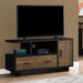 Monarch Specialties I 2803 | Meuble TV - 48" - Avec rangement - Imitation bois - Brun/Noir-SONXPLUS Victoriaville