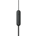 Sony WI-C100 | In-ear headphones - Wireless - Bluetooth - Around the neck - Microphone - IPX4 - Black-SONXPLUS Victoriaville