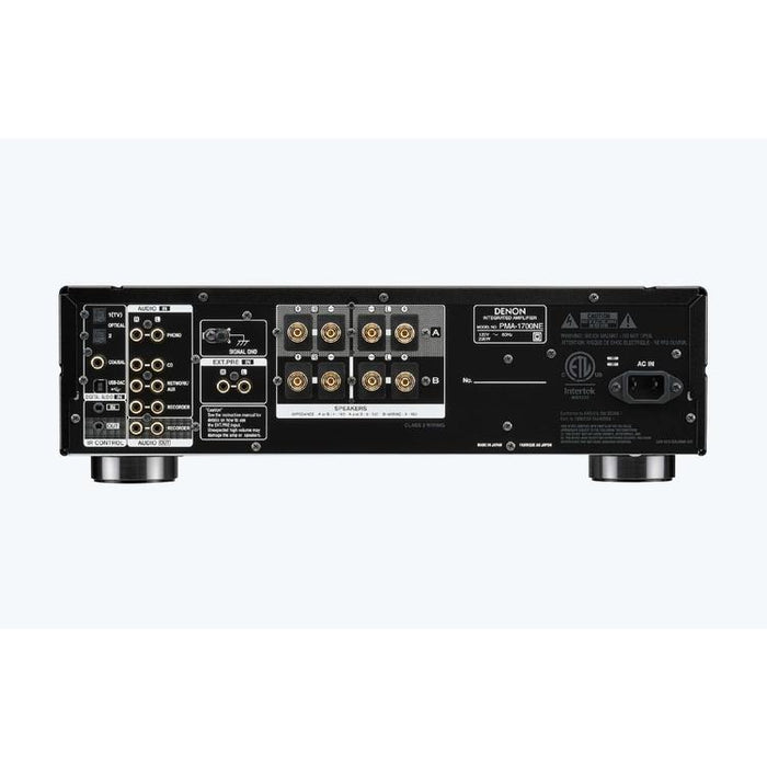 Denon PMA-1700NE | Integrated amplifier - 140W - Push-pull MOS circuit - Black-SONXPLUS Victoriaville