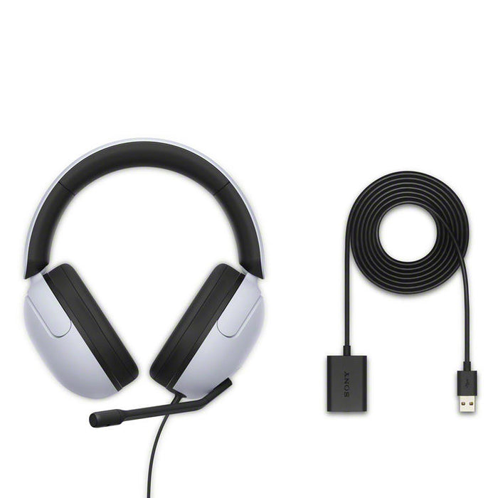 Sony MDRG300/W | INZONE H3 circumaural headset - For Gamers - Wired - White-SONXPLUS Victoriaville