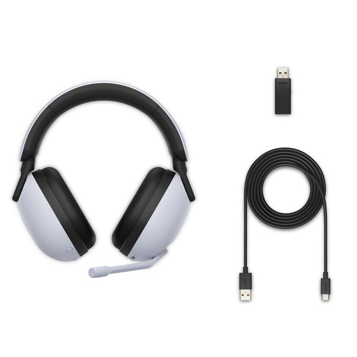 Sony WHG900N/W | INZONE H9 circumaural headset - Gamer - Wireless - Bluetooth - Active noise cancelling - White-SONXPLUS Victoriaville