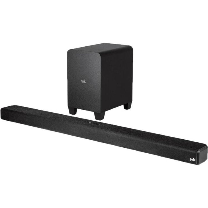 Polk Signa S4 | 3.1.2 Soundbar Dolby Atmos Certified - With Wireless Subwoofer - Bluetooth - Home Theater Experience - Voice Adjust - Black-SONXPLUS Victoriaville