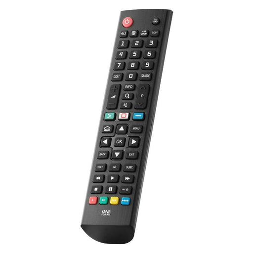 One for All URC4811R | Direct replacement remote control for any LG TV - Replacement Series - Black-SONXPLUS Victoriaville