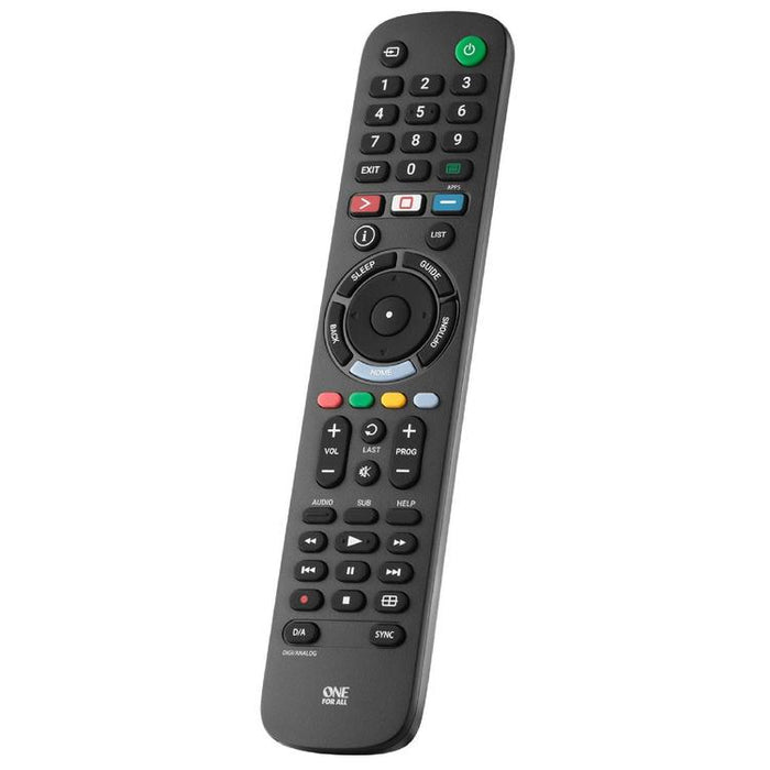 One for All URC4812R | Direct replacement remote control for any Sony TV - Replacement Series - Black-SONXPLUS Victoriaville