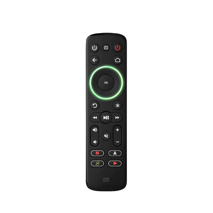 One for All URC7935R | Smart universal remote control for TV, streaming devices and soundbar - Smart Series - Black-SONXPLUS Victoriaville