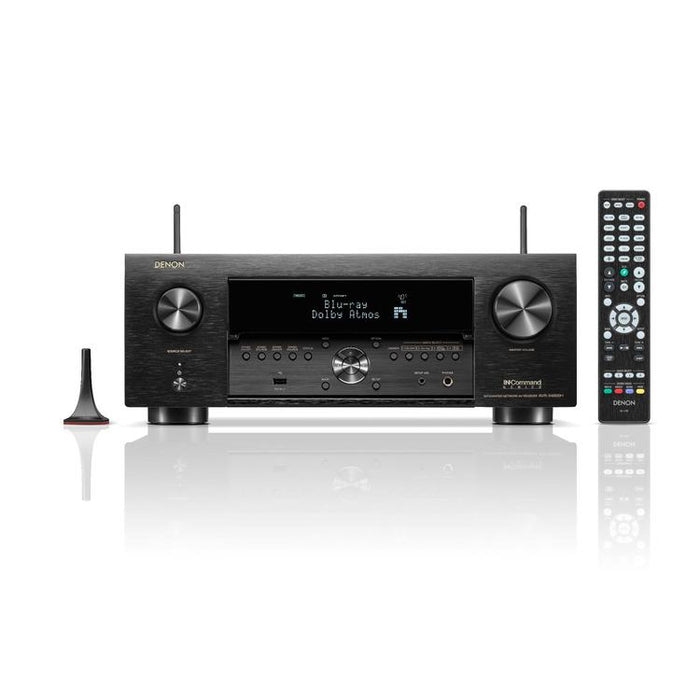 Denon AVRX4800H | 9.4 channel AV receiver - 8K - Auro 3D - Home theater - HEOS - Black-SONXPLUS Victoriaville