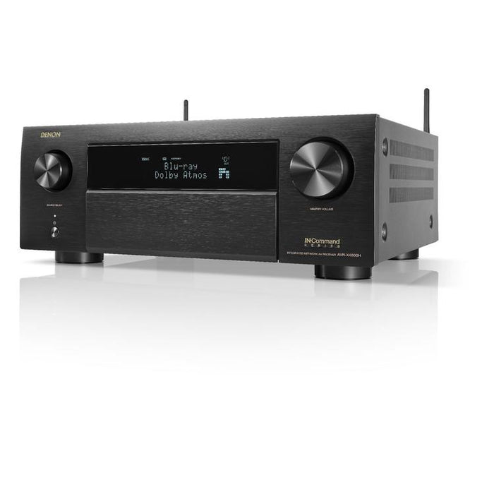 Denon AVRX4800H | 9.4 channel AV receiver - 8K - Auro 3D - Home theater - HEOS - Black-SONXPLUS Victoriaville