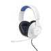 JBL Quantum 100P | Casque de jeu filaire circum-auriculaire - Pour Console Playstation - Blanc/Bleu-SONXPLUS Victoriaville