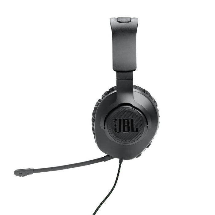 JBL Quantum 100X | Circumaural Wired Gaming Headphones - For X-box Console - Black/Green-SONXPLUS Victoriaville