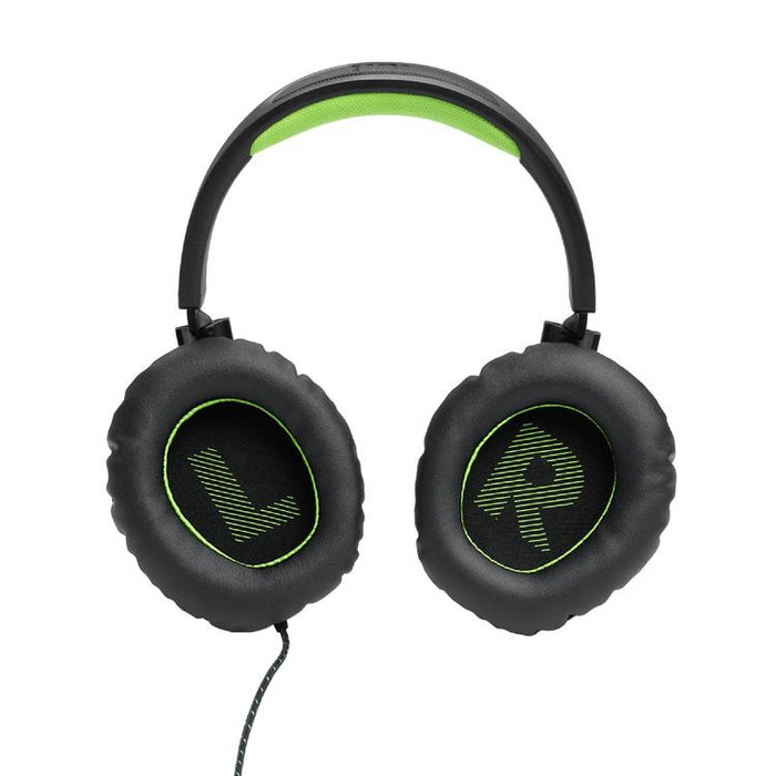 JBL Quantum 100X | Casque de jeu filaire circum-auriculaire - Pour Console X-box - Noir/Vert-SONXPLUS Victoriaville