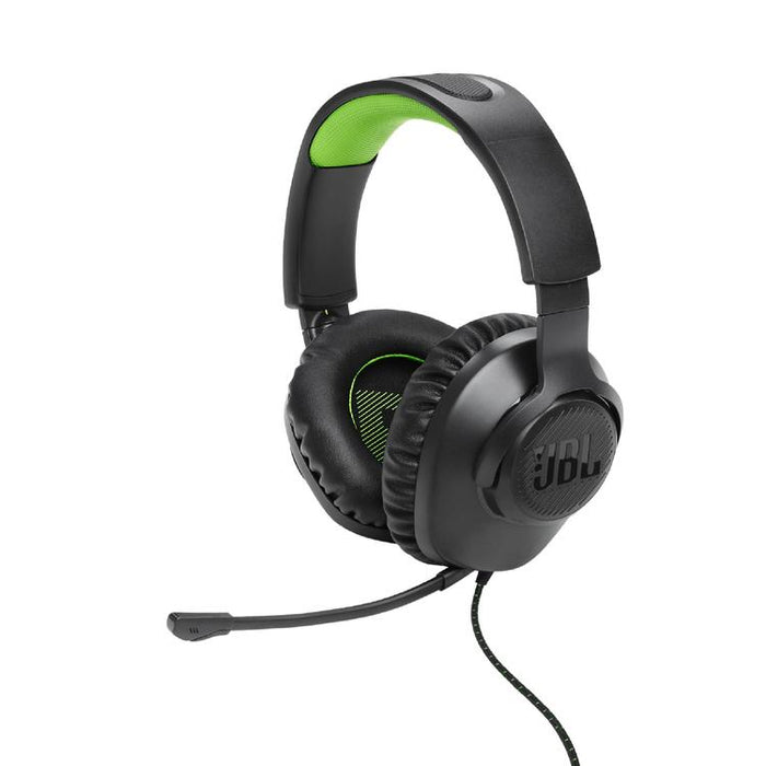 JBL Quantum 100X | Casque de jeu filaire circum-auriculaire - Pour Console X-box - Noir/Vert-SONXPLUS Victoriaville