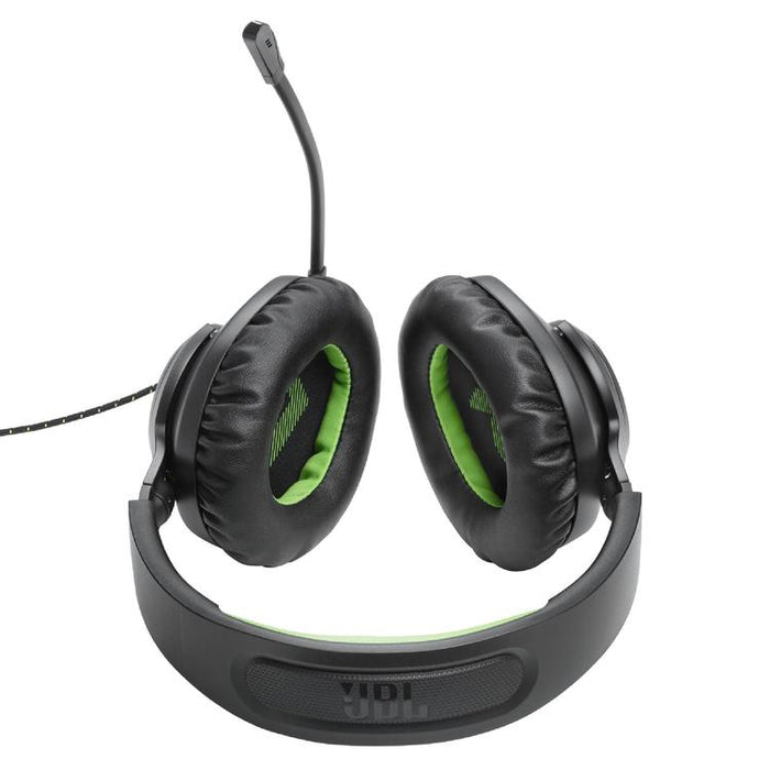 JBL Quantum 100X | Casque de jeu filaire circum-auriculaire - Pour Console X-box - Noir/Vert-SONXPLUS Victoriaville