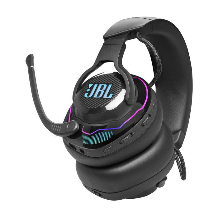 JBL Quantum 910 | Casque de jeu Pro circum-auriculaire - Sans Fil - Éclairage RGB - Réduction de bruit - Noir-SONXPLUS Victoriaville