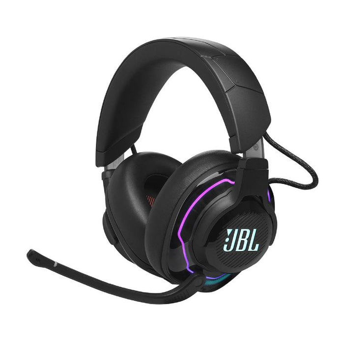 JBL Quantum 910 | Pro circumaural gaming headphones - Wireless - RGB lighting - Noise reduction - Black-SONXPLUS Victoriaville