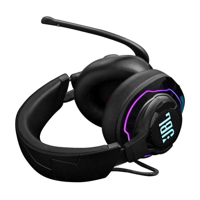 JBL Quantum 910 | Pro circumaural gaming headphones - Wireless - RGB lighting - Noise reduction - Black-SONXPLUS Victoriaville