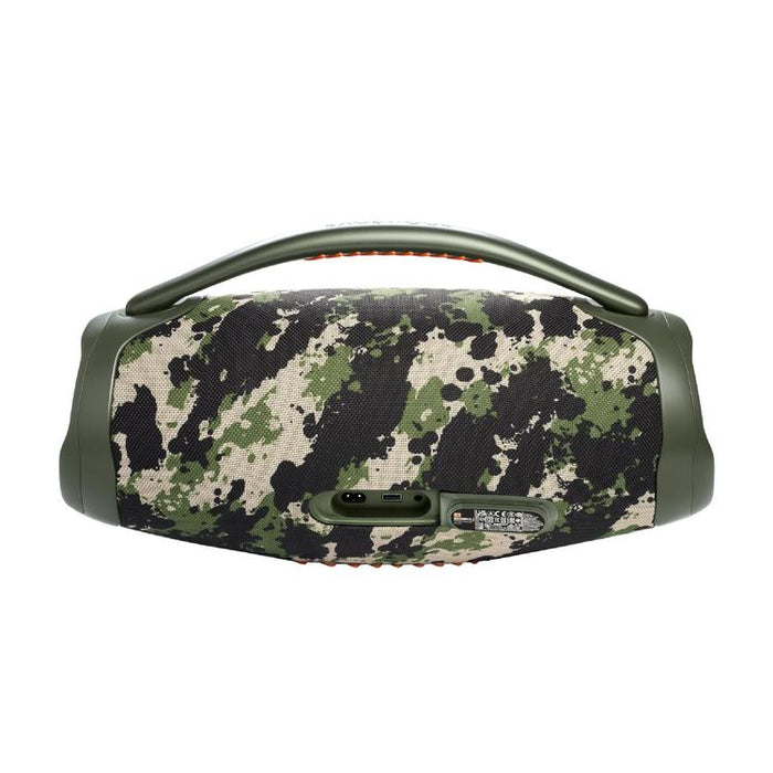 JBL Boombox 3 | Haut-parleur portable - Bluetooth - IP67 - 3 Voies - Camouflage-SONXPLUS Victoriaville