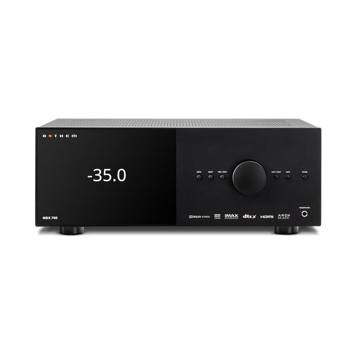 Anthem MRX 740 8K | Home Theater Receiver - 11.2 Channel Preamplifier and 7 Channel Amplifier - 140 W - Black-SONXPLUS Victoriaville