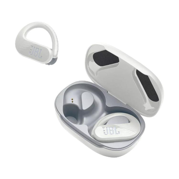 JBL Endurance Peak III | Sport In-Ear Headphones - 100% Wireless - Waterproof - Powerhook Design - White-SONXPLUS Victoriaville