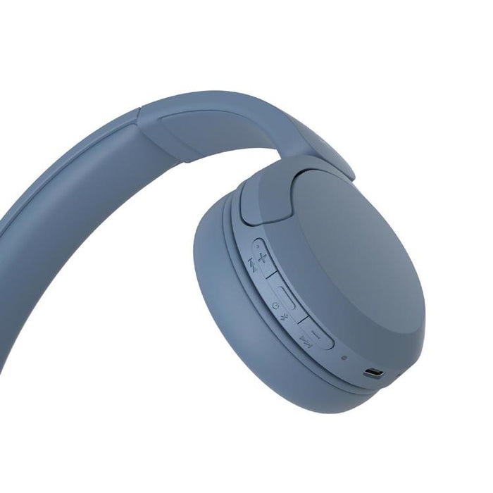 Sony WH-CH520 | Over-ear headphones - Wireless - Bluetooth - Up to 50 hours battery life - Blue-SONXPLUS Victoriaville