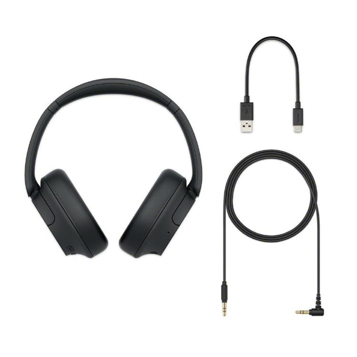 Sony WH-CH720N | Around-ear headphones - Wireless - Bluetooth - Noise reduction - Up to 35 hours battery life - Microphone - Black-SONXPLUS Victoriaville