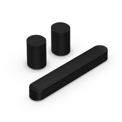 Sonos | Surround Sound Package with Beam - 2 Era 100 + Beam - Black-SONXPLUS Victoriaville