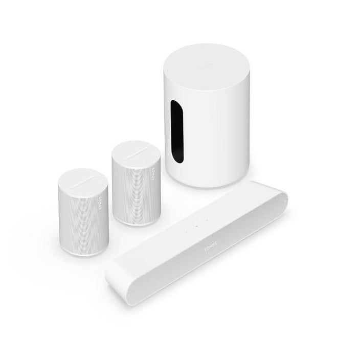 Sonos | Immersive Bundle with Ray - Sub Mini - 2 x Era 100 - White-SONXPLUS Victoriaville