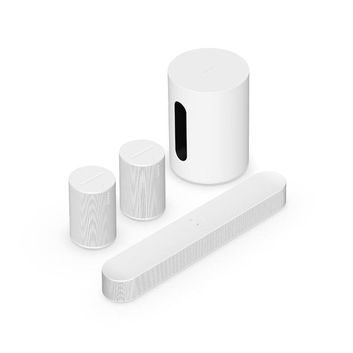 Sonos | Ensemble immersif avec Beam - Sub Mini - Era 100 - Blanc-SONXPLUS Victoriaville