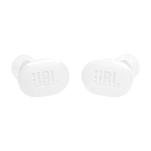 JBL Tune Buds | Écouteurs intra-auriculaires - 100% Sans fil - Bluetooth - Réduction de bruit - 4 microphones - Blanc-SONXPLUS Victoriaville