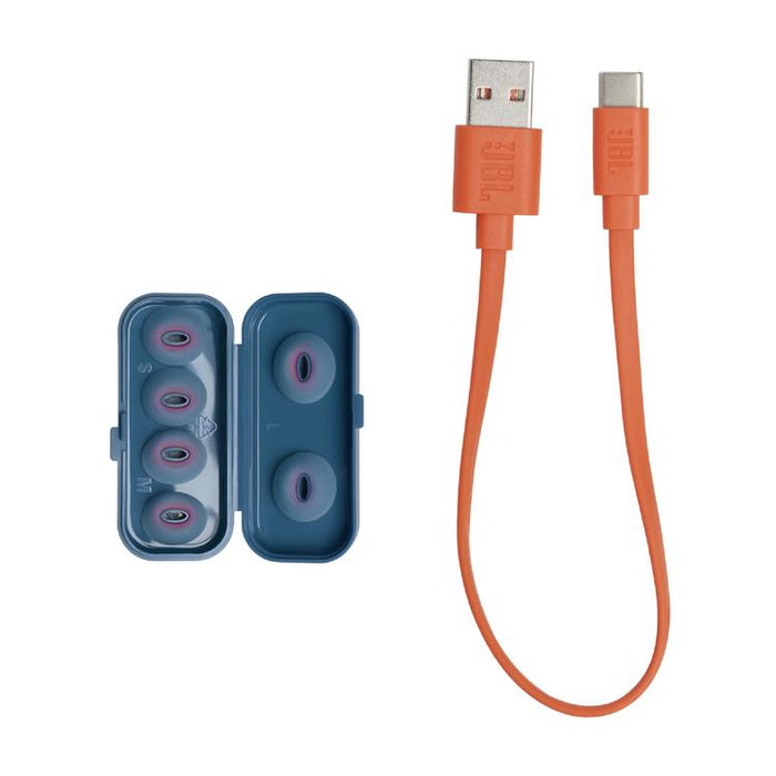 JBL Tune Flex | Écouteurs intra-auriculaires - 100% Sans fil - Bluetooth - Réduction de bruit - Conception Stick-open - IPX4 - Bleu-SONXPLUS Victoriaville