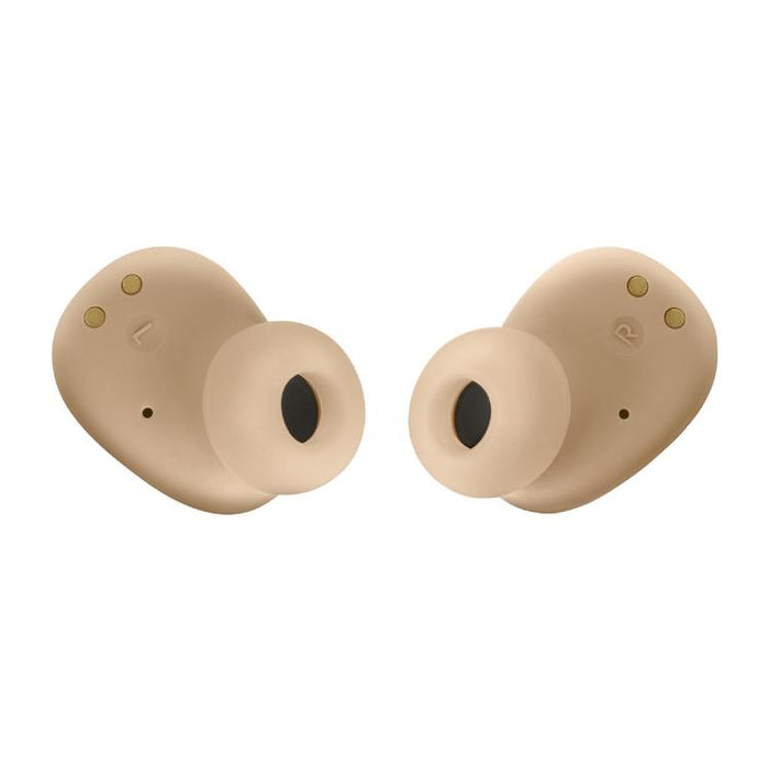 JBL Vibe Buds | Écouteurs intra-auriculaires - Sans fil - Bluetooth - Technologie Smart Ambient - Beige-SONXPLUS Victoriaville