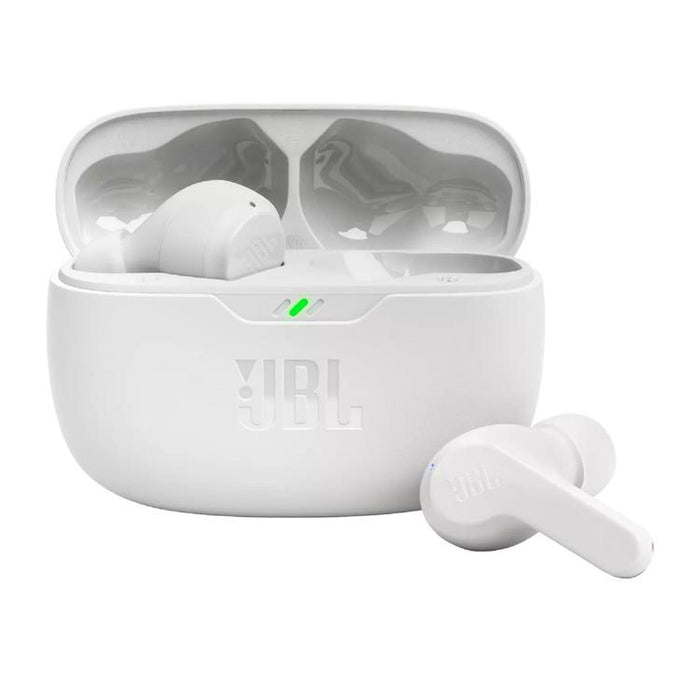 JBL Vibe Beam | In-Ear Headphones - Wireless - Bluetooth - Smart Ambient Technology - White-SONXPLUS Victoriaville