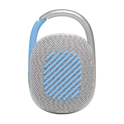 JBL Clip 4 Eco | Haut-parleur - Ultra-portable - Étanche - Bluetooth - Mousqueton intégré - Blanc-SONXPLUS Victoriaville