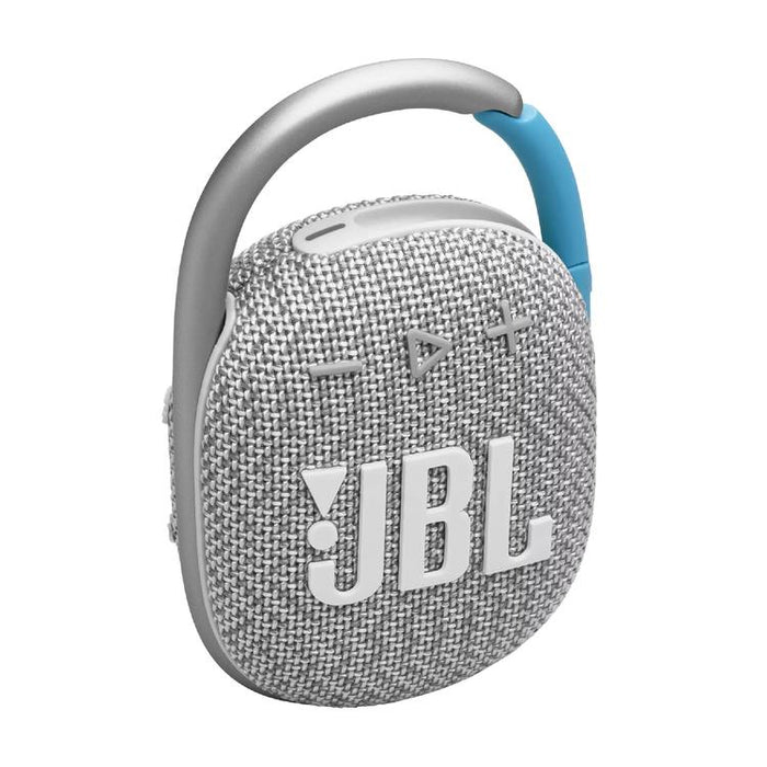 JBL Clip 4 Eco | Speaker - Ultra-portable - Waterproof - Bluetooth - Integrated carabiner - White-SONXPLUS Victoriaville