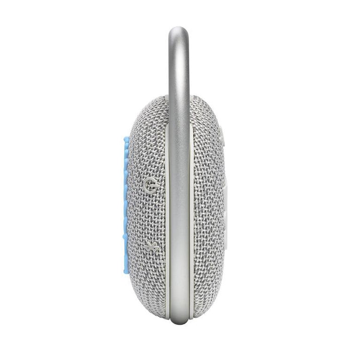 JBL Clip 4 Eco | Haut-parleur - Ultra-portable - Étanche - Bluetooth - Mousqueton intégré - Blanc-SONXPLUS Victoriaville