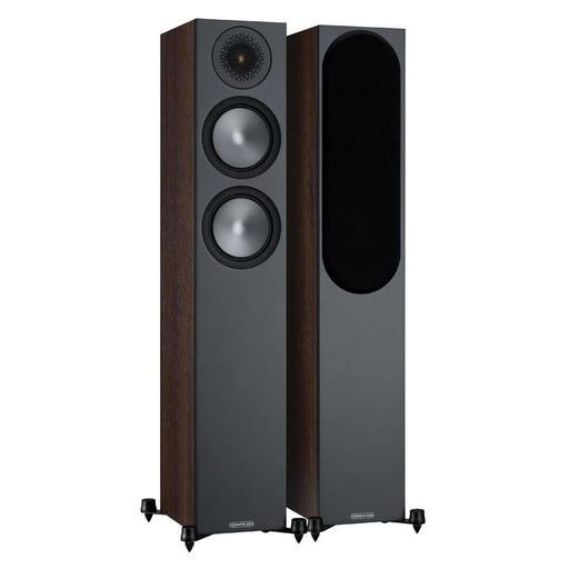 Monitor Audio Bronze 200 | Haut-parleurs de plancher - Tour - 2.5 voies - 120W - Série Bronze - Paire - Noyer-SONXPLUS Victoriaville